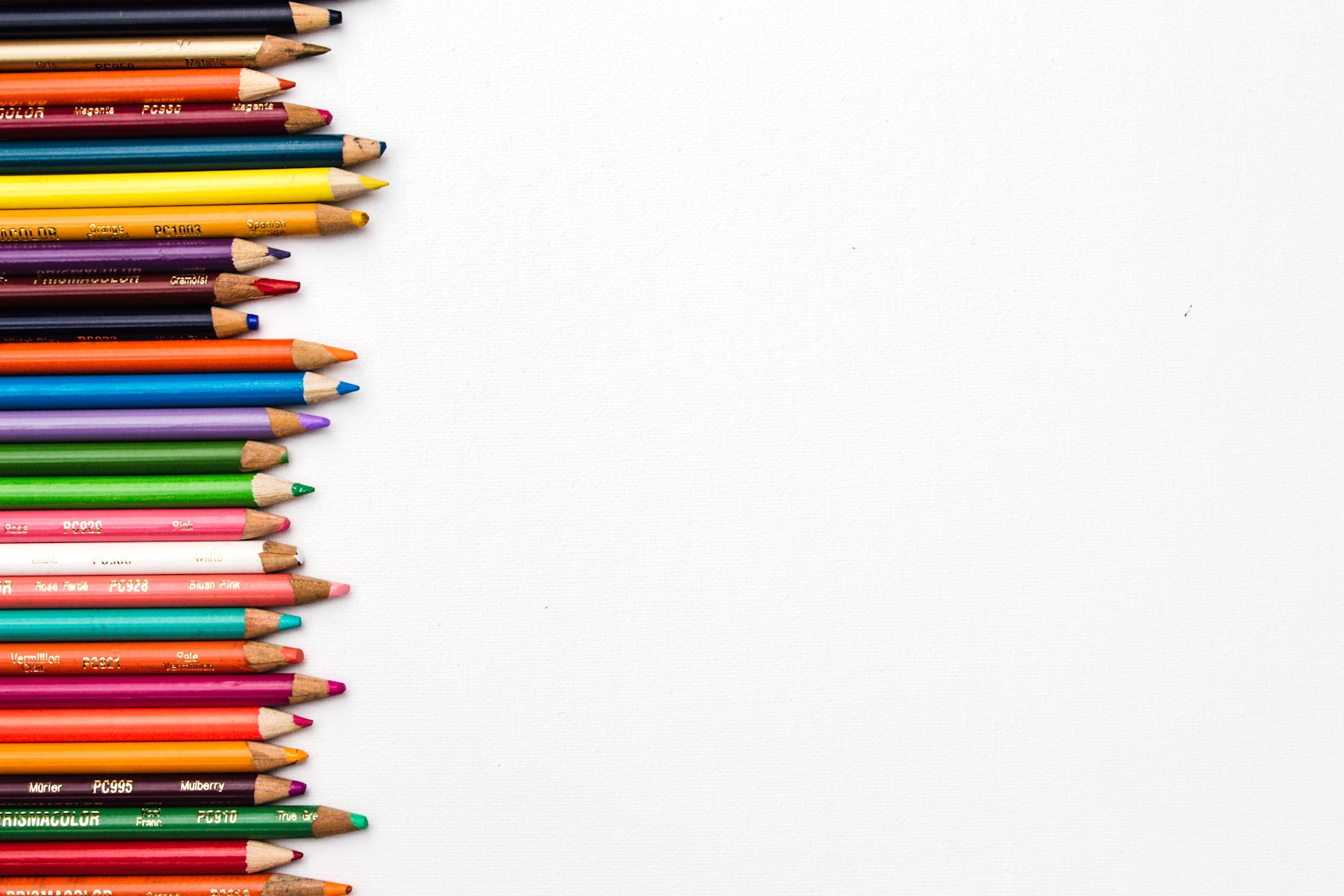 decorative image of colored pencils